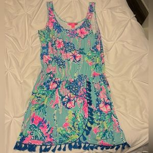 Lilly Pulitzer Jarrett Romper Beach You to It